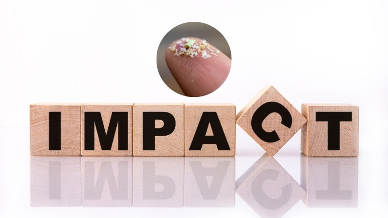 Impact of microplastics